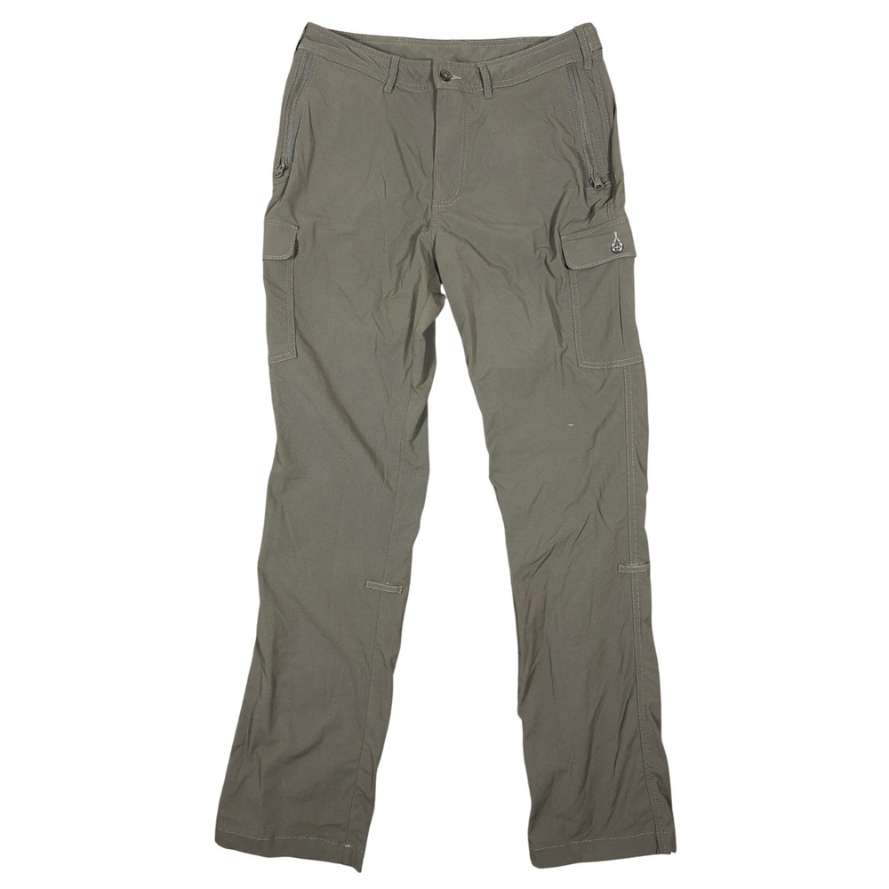 Clothing Arts P^cubed Pick-Pocket Proof Travel Cargo Pants Women 6 Olive Green
